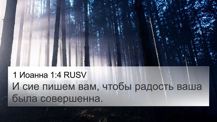 1 Иоанна 1:4 RUSV 4K Wallpaper - И сие пишем вам, чтобы - 4K Wallpaper Bible Verse