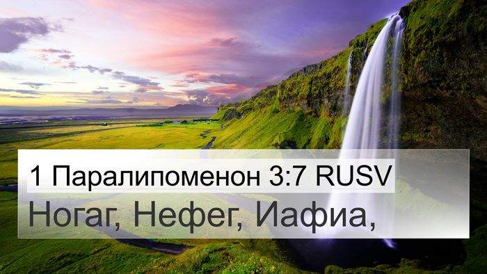 1 Паралипоменон 3:7 RUSV 4K Wallpaper - Ногаг, Нефег, - 4K Wallpaper Bible Verse