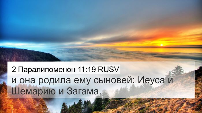 2 Паралипоменон 11:19 RUSV Bible Verse Image