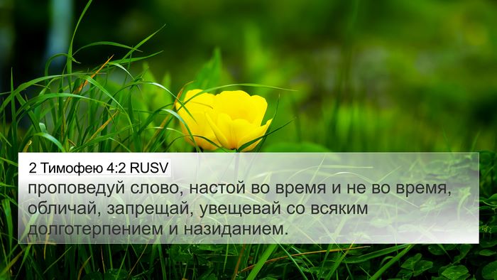 2 Тимофею 4:2 RUSV Bible Verse Image