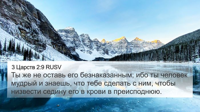 3 Царств 2:9 RUSV Bible Verse Image