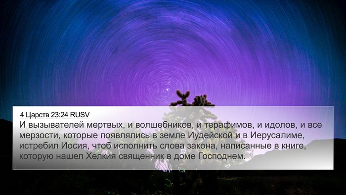 4 Царств 23:24 RUSV Bible Verse Image