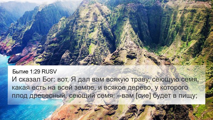 Бытие 1:29 RUSV Bible Verse Image