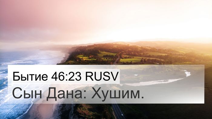 Бытие 46:23 RUSV Bible Verse Image