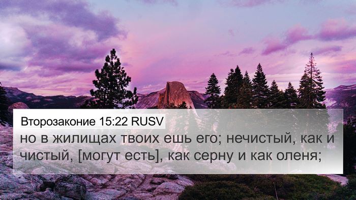Второзаконие 15:22 RUSV 4K Wallpaper - но в жилищах твоих ешь его; - 4K Wallpaper Bible Verse
