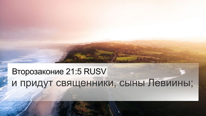 Второзаконие 21:5 RUSV Bible Verse Image