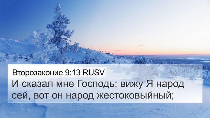 Второзаконие 9:13 RUSV Bible Verse Image
