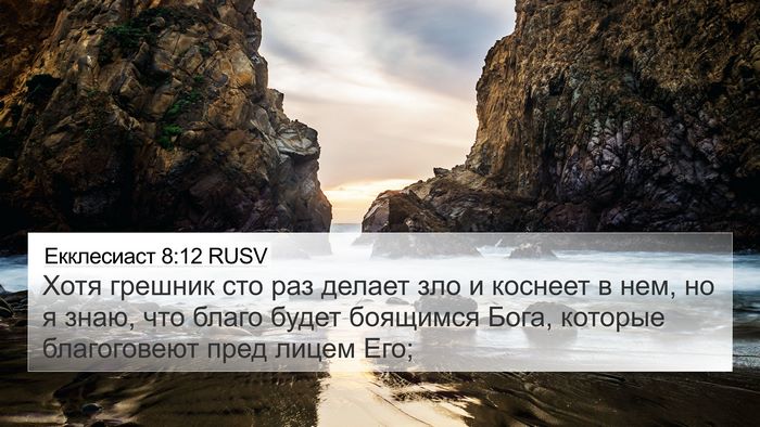 Екклесиаст 8:12 RUSV Bible Verse Image