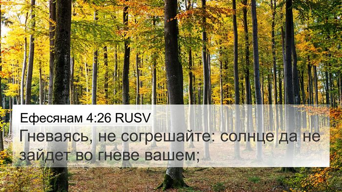 Ефесянам 4:26 RUSV Bible Verse Image