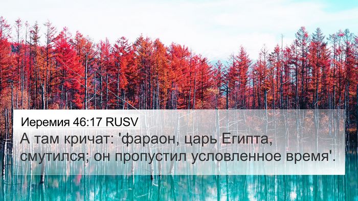 Иеремия 46:17 RUSV Bible Verse Image