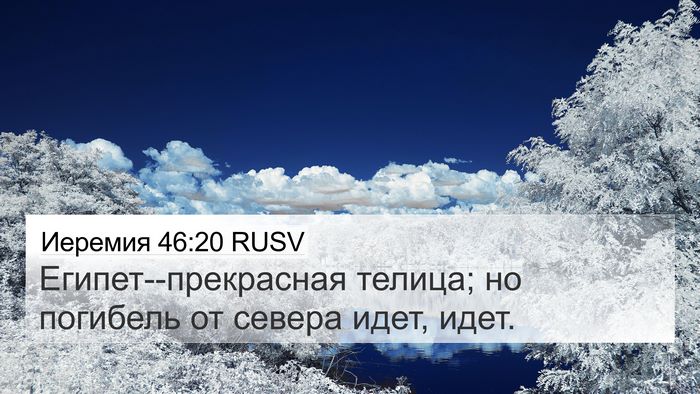 Иеремия 46:20 RUSV Bible Verse Image