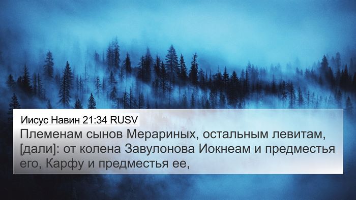 Иисус Навин 21:34 RUSV Bible Verse Image
