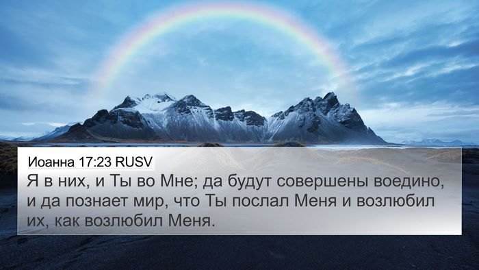 Иоанна 17:23 RUSV Bible Verse Image