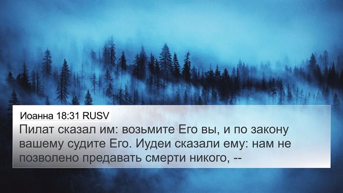 Иоанна 18:31 RUSV Bible Verse Image