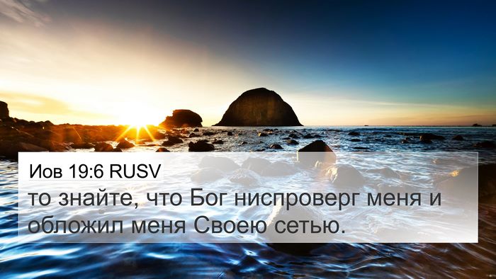 Иов 19:6 RUSV Bible Verse Image