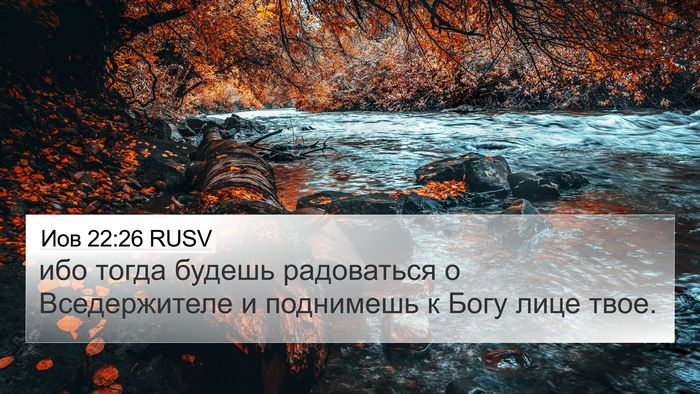 Иов 22:26 RUSV Bible Verse Image