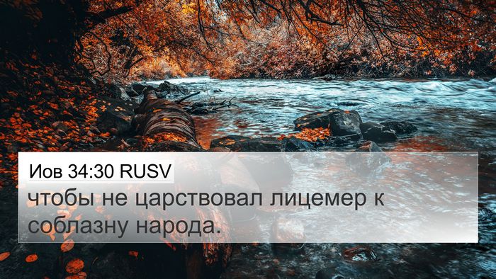 Иов 34:30 RUSV Bible Verse Image