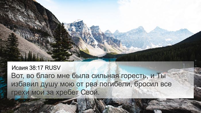 Исаия 38:17 RUSV Bible Verse Image