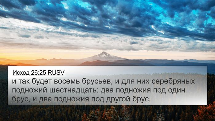 Исход 26:25 RUSV Bible Verse Image