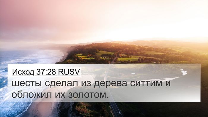 Исход 37:28 RUSV 4K Wallpaper - шесты сделал из дерева - 4K Wallpaper Bible Verse