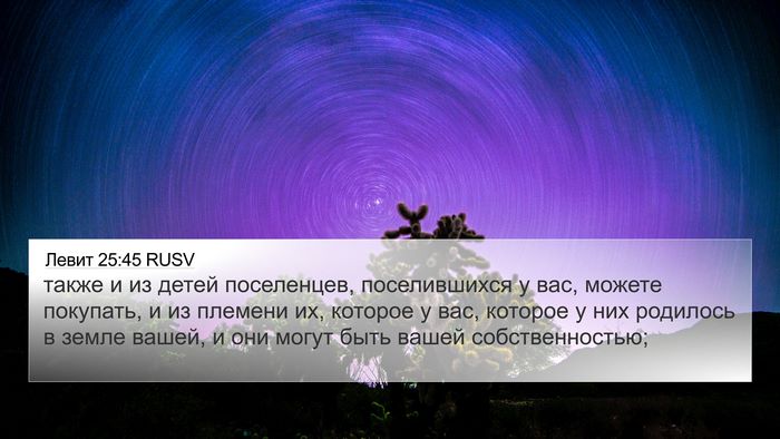 Левит 25:45 RUSV 4K Wallpaper - также и из детей - 4K Wallpaper Bible Verse