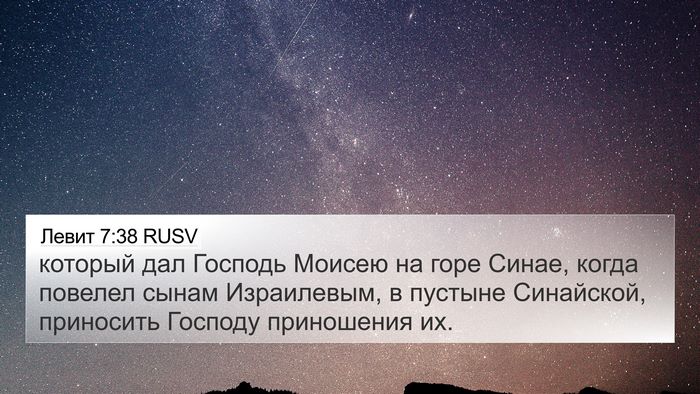 Левит 7:38 RUSV 4K Wallpaper - который дал Господь Моисею - 4K Wallpaper Bible Verse