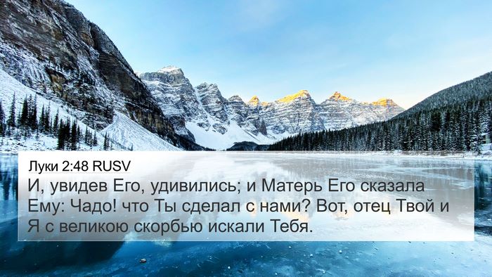 Луки 2:48 RUSV Bible Verse Image
