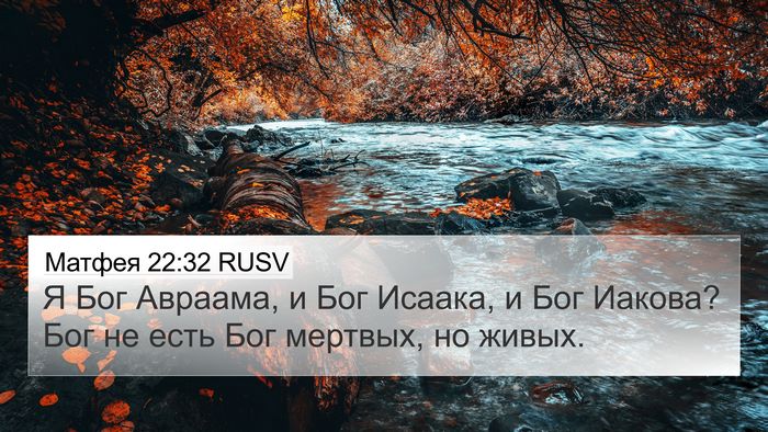 Матфея 22:32 RUSV Bible Verse Image