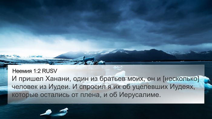 Неемия 1:2 RUSV Bible Verse Image