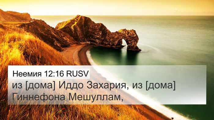 Неемия 12:16 RUSV Bible Verse Image
