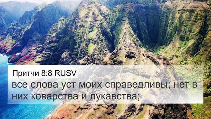 Притчи 8:8 RUSV 4K Wallpaper - все слова уст моих - 4K Wallpaper Bible Verse