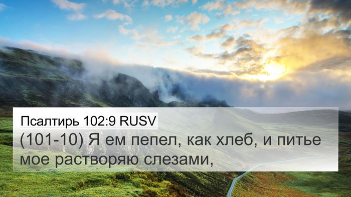 Псалтирь 102:9 RUSV Bible Verse Image