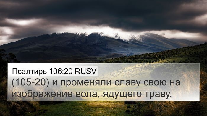Псалтирь 106:20 RUSV Bible Verse Image