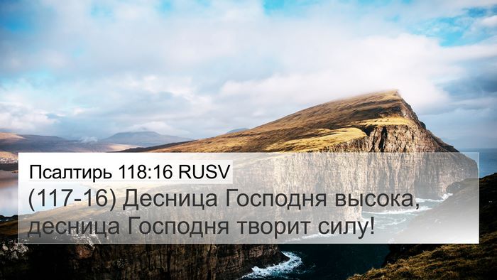 Псалтирь 118:16 RUSV Bible Verse Image