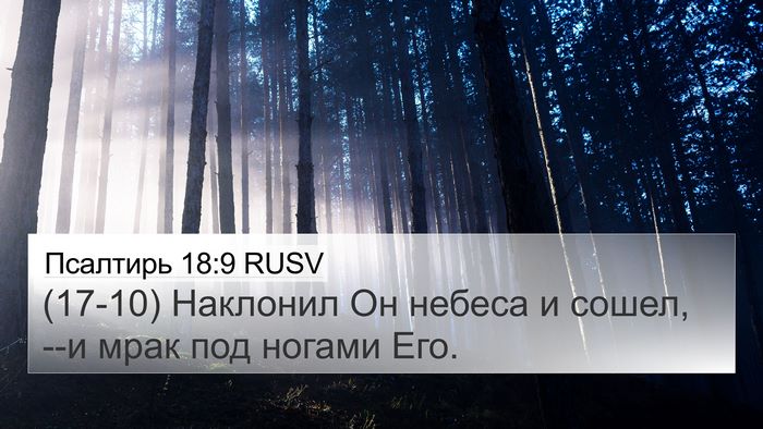 Псалтирь 18:9 RUSV Bible Verse Image