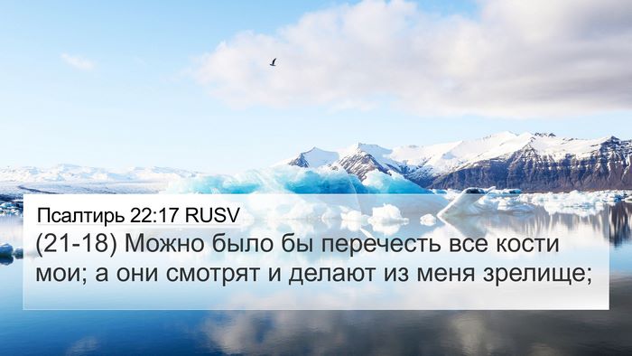 Псалтирь 22:17 RUSV Bible Verse Image
