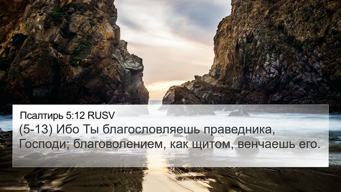 Псалтирь 5:12 RUSV Bible Verse Image
