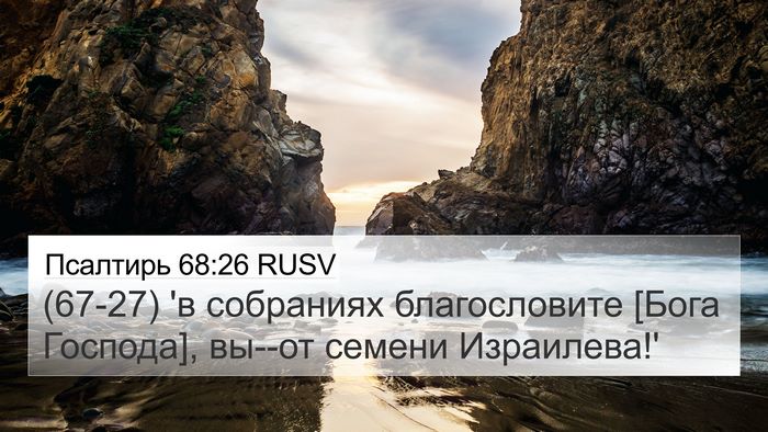 Псалтирь 68:26 RUSV Bible Verse Image