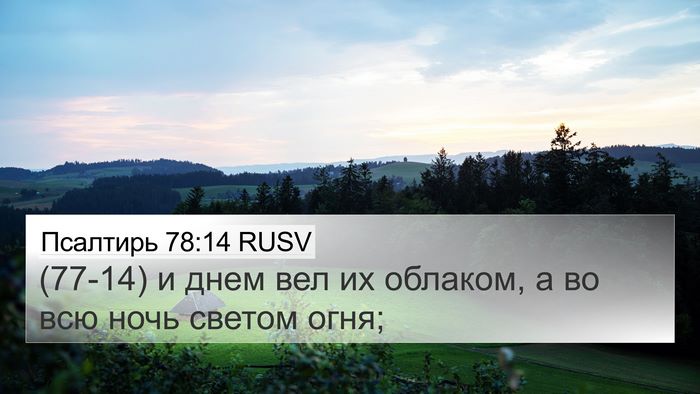 Псалтирь 78:14 RUSV Bible Verse Image