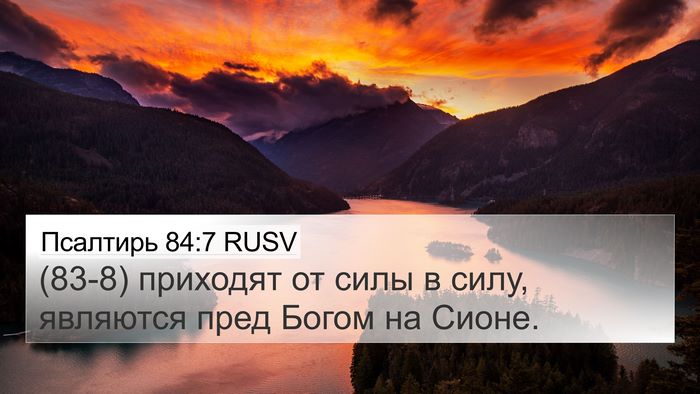 Псалтирь 84:7 RUSV Bible Verse Image