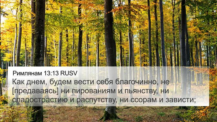 Римлянам 13:13 RUSV Bible Verse Image