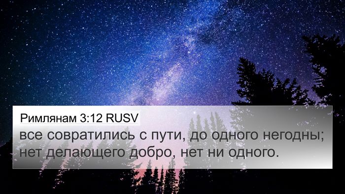 Римлянам 3:12 RUSV Bible Verse Image