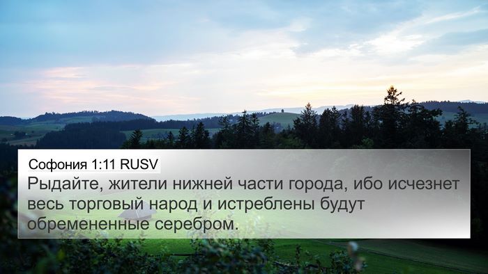 Софония 1:11 RUSV Bible Verse Image