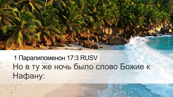 1 Паралипоменон 17:3 RUSV Bible Verse Image