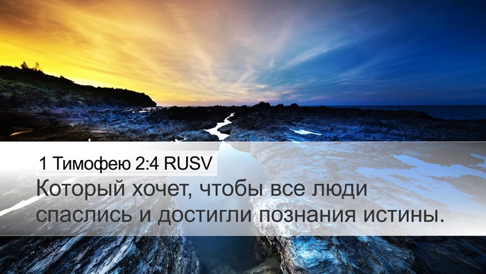 1 Тимофею 2:4 RUSV Bible Verse Image