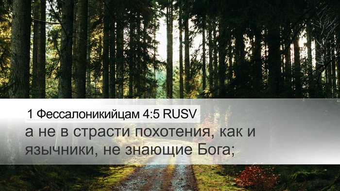 1 Фессалоникийцам 4:5 RUSV Bible Verse Image