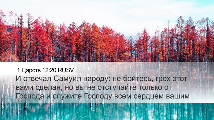 1 Царств 12:20 RUSV Bible Verse Image