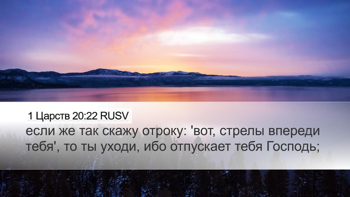 1 Царств 20:22 RUSV Bible Verse Image
