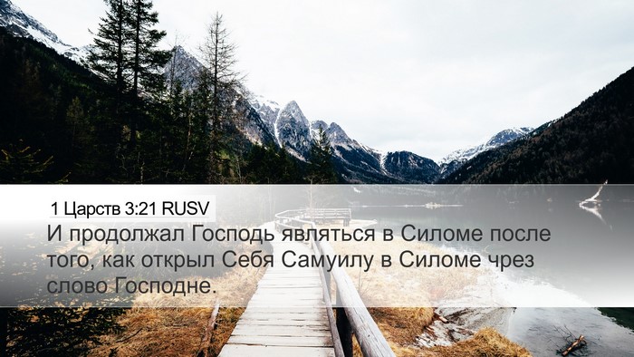 1 Царств 3:21 RUSV Bible Verse Image