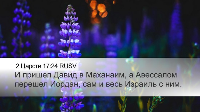 2 Царств 17:24 RUSV Bible Verse Image